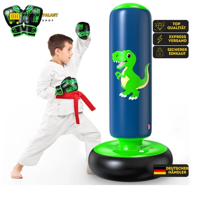 QPAU Aufblasbare Standboxsack für Kinder 3-8 Jahre, Geschenke für Jungen und