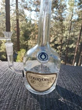 Cyber Mon Courvoisier Cognac Liquor BONG Quality Parts! V.S. Very Special Bottle