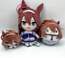 Uma Musume Pretty Derby Mihono Bourbon Plush Mascot set of 3 Japan