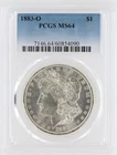 1883-O Morgan Silver Dollar PCGS MS64 S$1 New Orleans Minted No Reserve