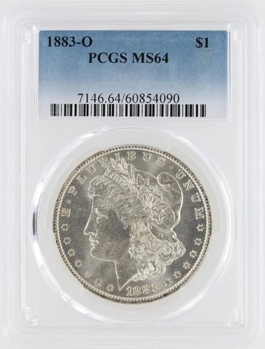 1883-O Morgan Silver Dollar PCGS MS64 S$1 New Orleans Minted No Reserve