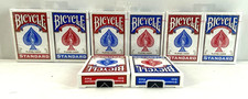 Bicycle Standard Playing Cards 8 Deck Lot Red Blue Poker Size New Sealed
