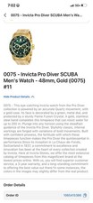 Invicta Pro Diver SCUBA Chronograph Quartz 48...