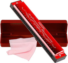 Harmonica Mouthorgan Harp Armonica 24 Hole Polyphony Diatonic Mouth Organ Key of