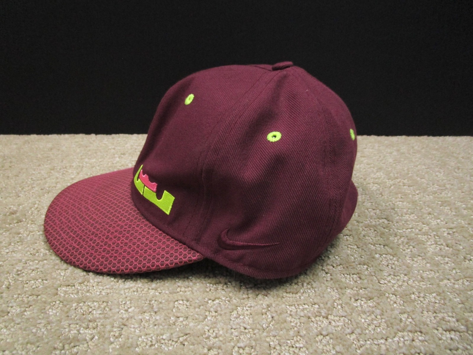 Nike Cap Hat Snap Back Men Adjustable Purple Lebr… - image 2