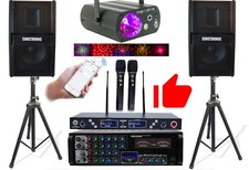 Complete Home Karaoke System 2000W via Youtube Unlimitted Songs