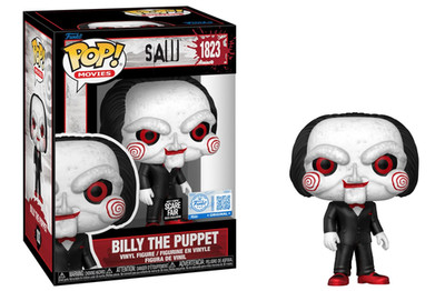 Funko Pop! Saw #1823 Billy the Puppet Hot Topic Scare Fair Exclusive w/Protector