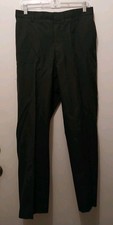 Vtg U.S. Army Men's Poly/Wool Serge Army Green AG-489 Trousers Size 33R 30x31 