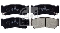 Hinterachse Febi Bilstein 16668 Bremsbelagsatz, Scheibenbremse FüR Hyundai