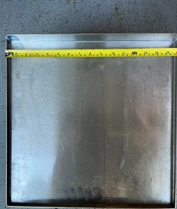 commercial stainless NSF Wall Tray 16X16X6