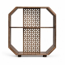 Tabletop Display Shelf Two-Tier Household Decor Compact