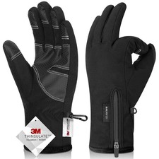 -10F Waterproof Winter Gloves Men Women 5-Layer Ski Snow Touch Screen