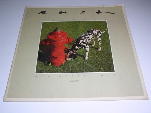 Rush Band Concert Tour Program Vintage 1982 Signals Tour Neil Peart ...