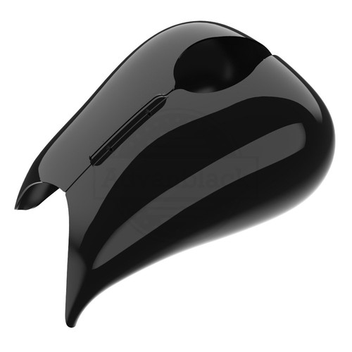 Advan Vivid Black Stretched Tank Cover For Harley Street Road Glide Touring 09+ - Picture 11 of 14