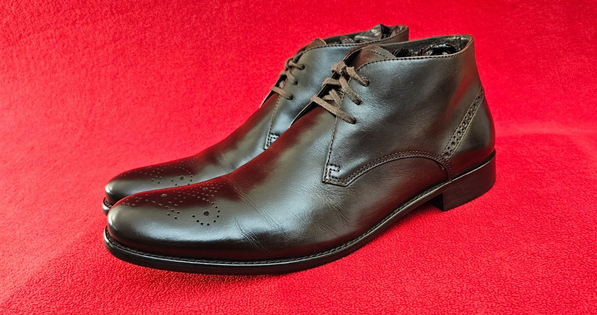 John Varvatos Star USA Hipster Chukka Wingtip Boots Men display picture 1