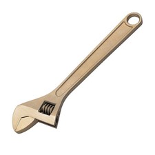 | Non-Sparking Wrench | Adjustable End | 8 in. | Max Socket 15/16 in. | TUV C...