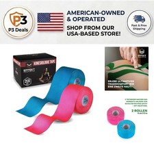 Waterproof Kinesiology Tape 16ft x 2in - Ultimate Muscle Support & Recovery 2.61 per gallon