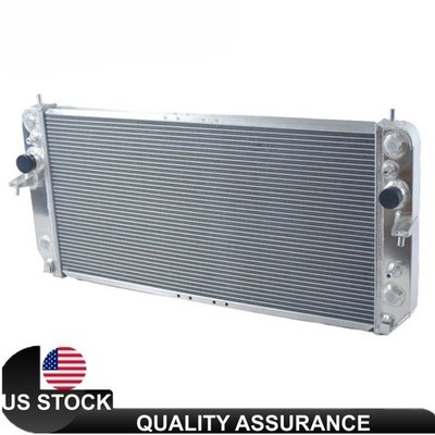 Fit 2000 Cadillac Deville DHS DTS 4.6 V8 2 Row Full Aluminum Polished Radiator