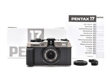 Unused in BOX PENTAX 17 DARK SILVER Half Frame Film Camera Strap Cap From JAPAN