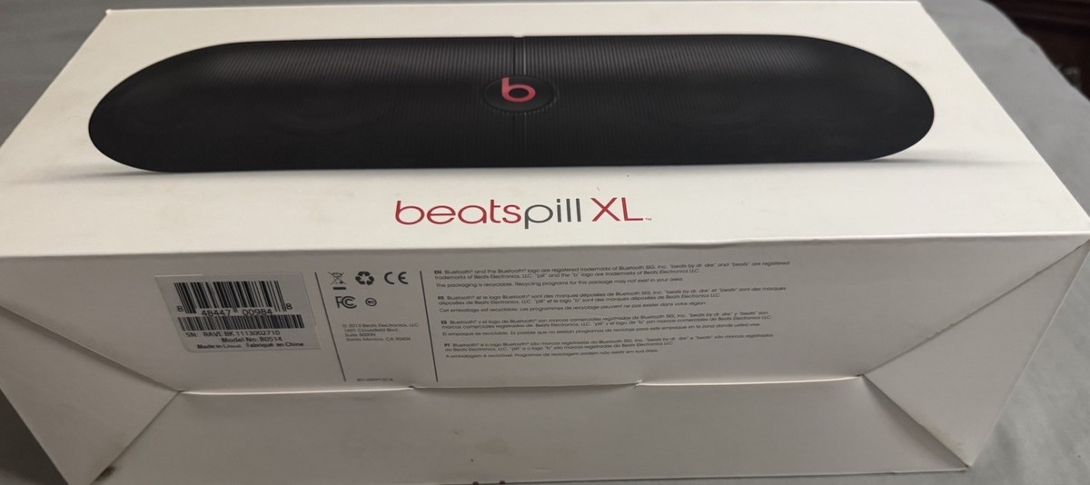 バイオハザード Bluetooth Hi-Fi ヘッドセット BSAA仕様 レア Beats Pill XL Bluetooth Speaker Box With AC Adapter. No Speaker