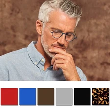 ThinOptics FrontPage Manhattan Reading Glasses with Milano Case