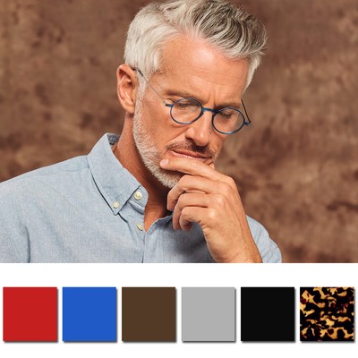 ThinOptics FrontPage Manhattan Reading Glasses with Milano Case