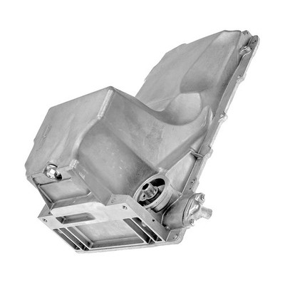 APDTY 375246 Engine Oil Pan Assembly w/Drain Plug (Aluminum, 4.8L 5.3L 6.0L L...
