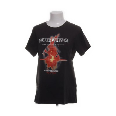 Essentials, T-shirt, Größe: M, ES2027, Grau/Rot/Orange, Baumwolle, Print #JQu