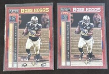 2017 Playoff Boss Hoggs 1st Down Mark Ingram Gold #71/99 + Base Saints SP