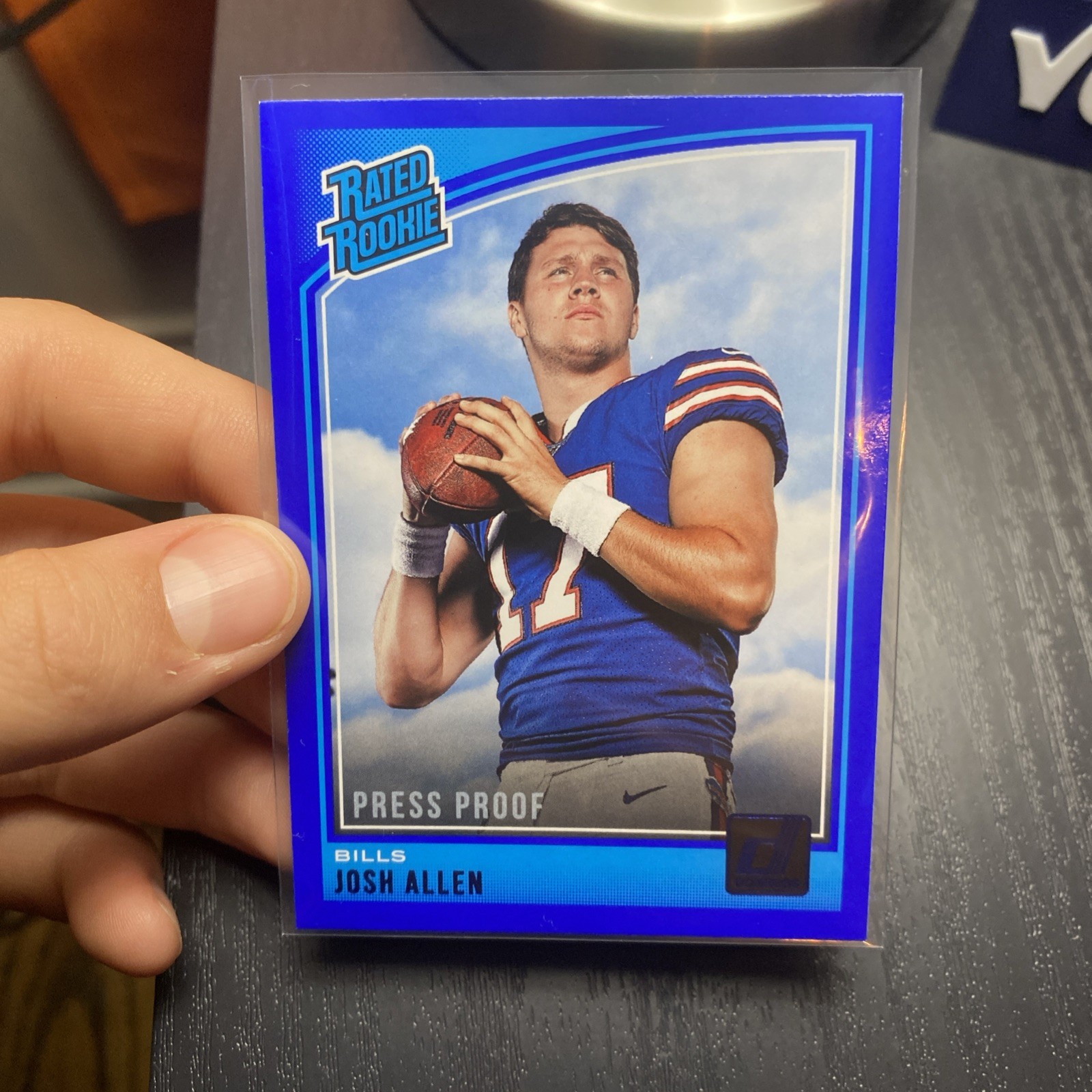 2018 Panini Donruss - Rated Rookie Josh Allen #304 Press Proof Blue (RC)