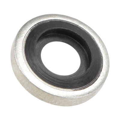 #ad 50PCS Bonded Sealing Washer M6 Carbon Steel Nitrile Rubber Gasket $15.76