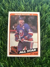 1984-85 Topps Denis Potvin All Star #162 New York Islanders H14