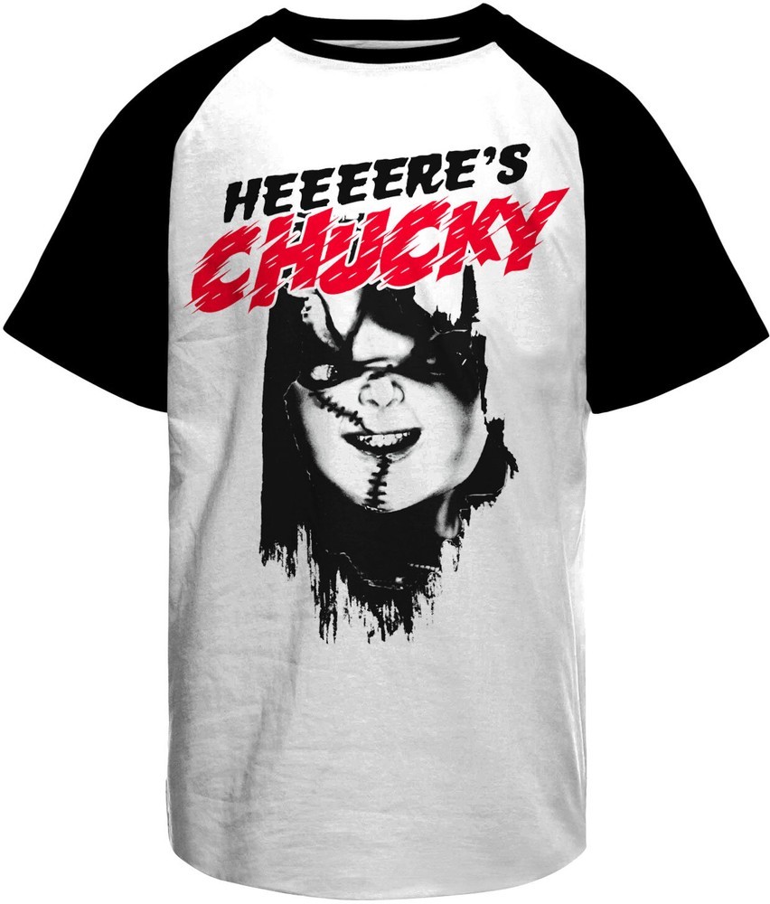 Chucky Heeeres Chucky Baseball T-Shirt White-Black 5890₽