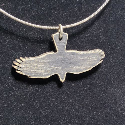 Ravens pendant laser cut necklace choker black maple poe goth nature birds gift