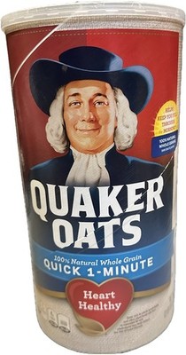 VTG 2003 QUAKER OATS QUICK MINUTE CONTAINER BOX STORAGE OAT OATMEAL COLLECTIBLE