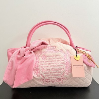 Juicy Couture Tale Bowler Bag Powder Blush Pink NWT