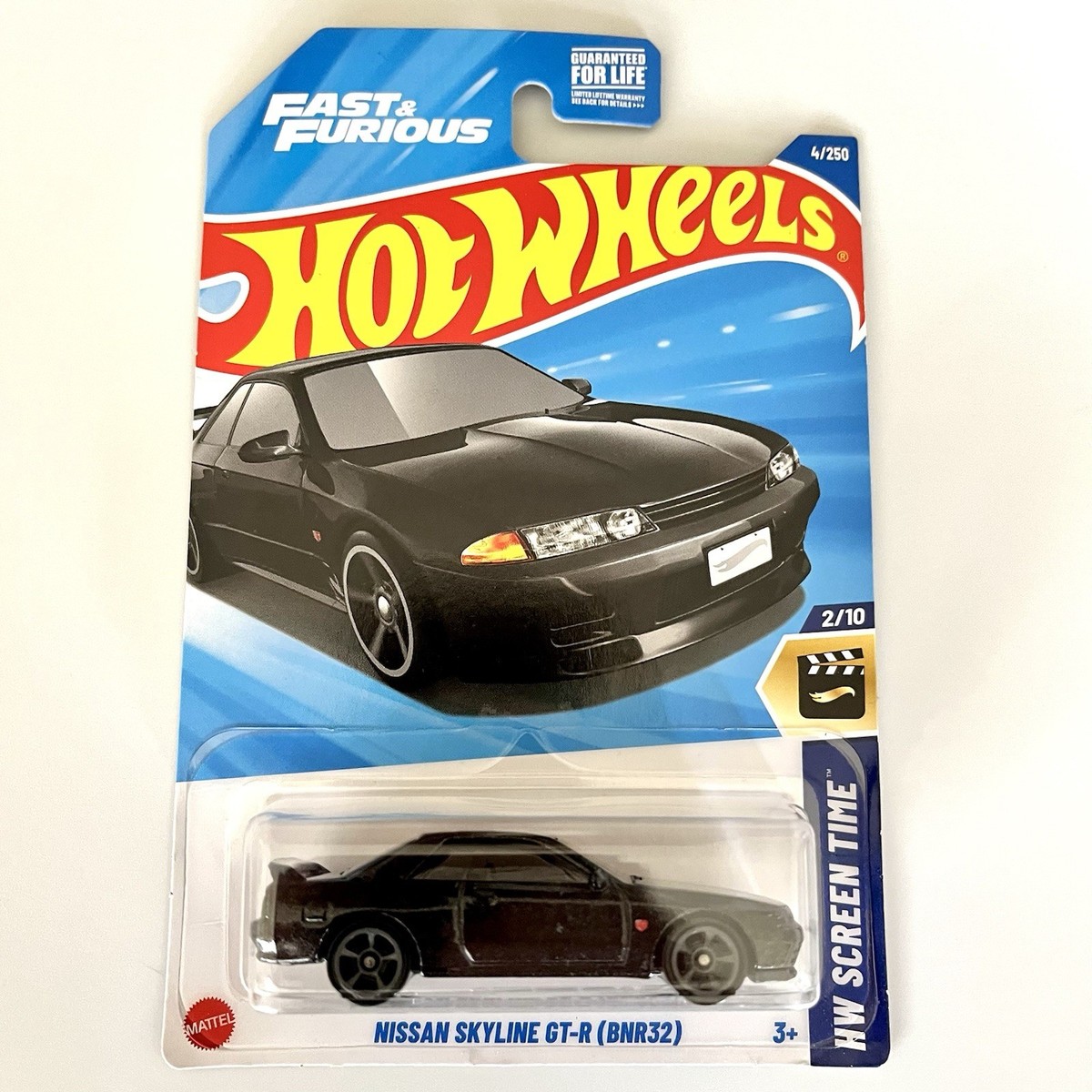 Hot Wheels - Nissan Skyline GT-R (BNR32) Black Fast & Furious A/B