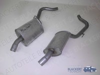 Auspuffset Mitteltopf Links + Rechts für Jaguar XJ 4.0 X300+X330 1994-1997