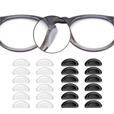 5 Pairs Anti-Slip Silicone Nose Pads Adhesive Stick On For Eyeglasses Sunglasses