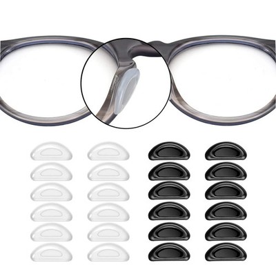 5 Pairs Anti-Slip Silicone Nose Pads Adhesive Stick On For Eyeglasses Sunglasses