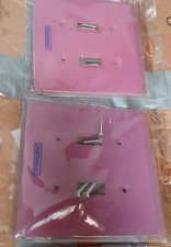 INTERDESIGN DOUBLE LiGHT SWITCH COVERS X2
