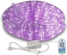 LED Rope Lights Outdoor with Remote, 300 LED，8 Modes, 10 Brightness,Waterproof