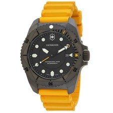 Victorinox Men's Dive Pro Quartz Black Dial Titanium Watch - 241992 NEW