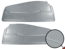 1-Satz T&uuml;rverkleidungen T&uuml;rpappen in Grau f&uuml;r Mercedes C126 W126 Coupe