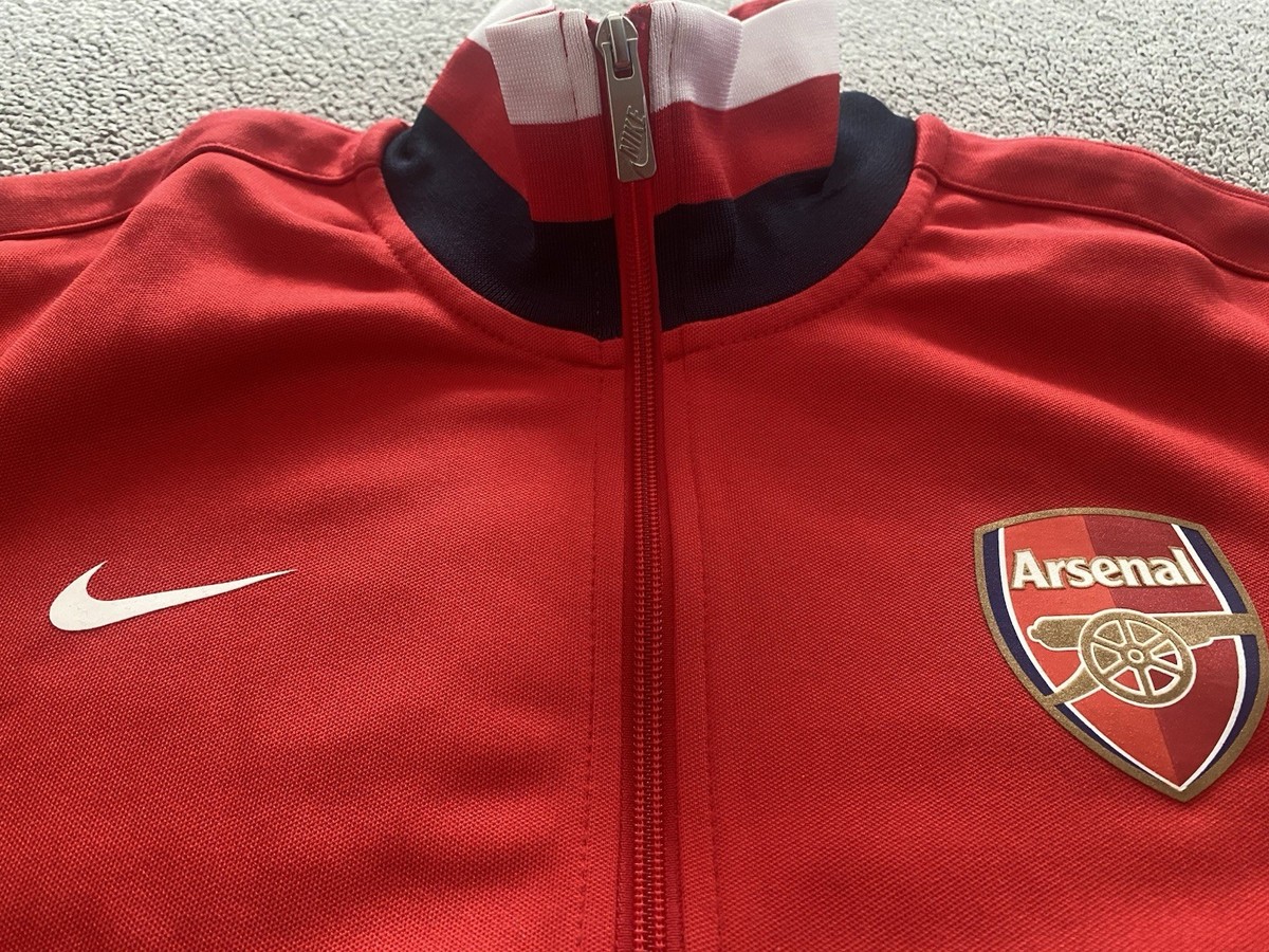ARSENAL FC NIKE 2012/2013 N98 ANTHEM JACKET LARGE MEN | eBay