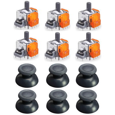 SOSS GAMING  TMR Joysticks UPGRADE Kit for PS5 Dualsense Controllers (6 Pack)