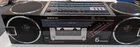 Vintage Black Sanyo MS540 AMFM Stereo Radio Cassette Recorder Mini Boombox parts