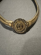 Victoria Del Gra Britt Regina Fid Def Ind Imp Medal Necklace 16  Inches