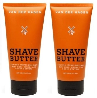 Van Der Hagen Shave Butter 2 Tube Pack