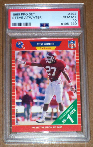 Steve Atwater #492 1989 Pro Set card
